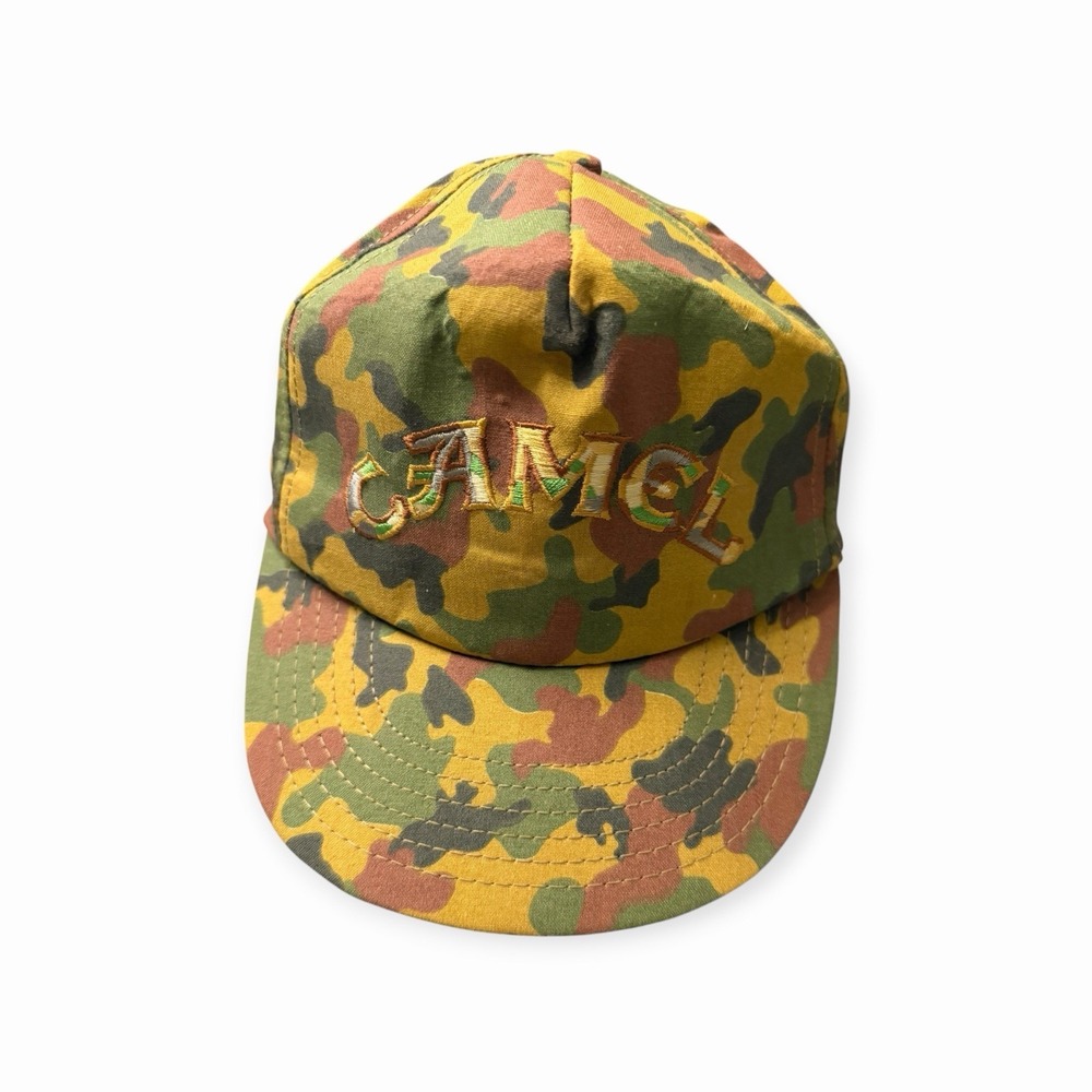 Vintage Camel Camo SnapBack Hat O Caps Made In USA One Size